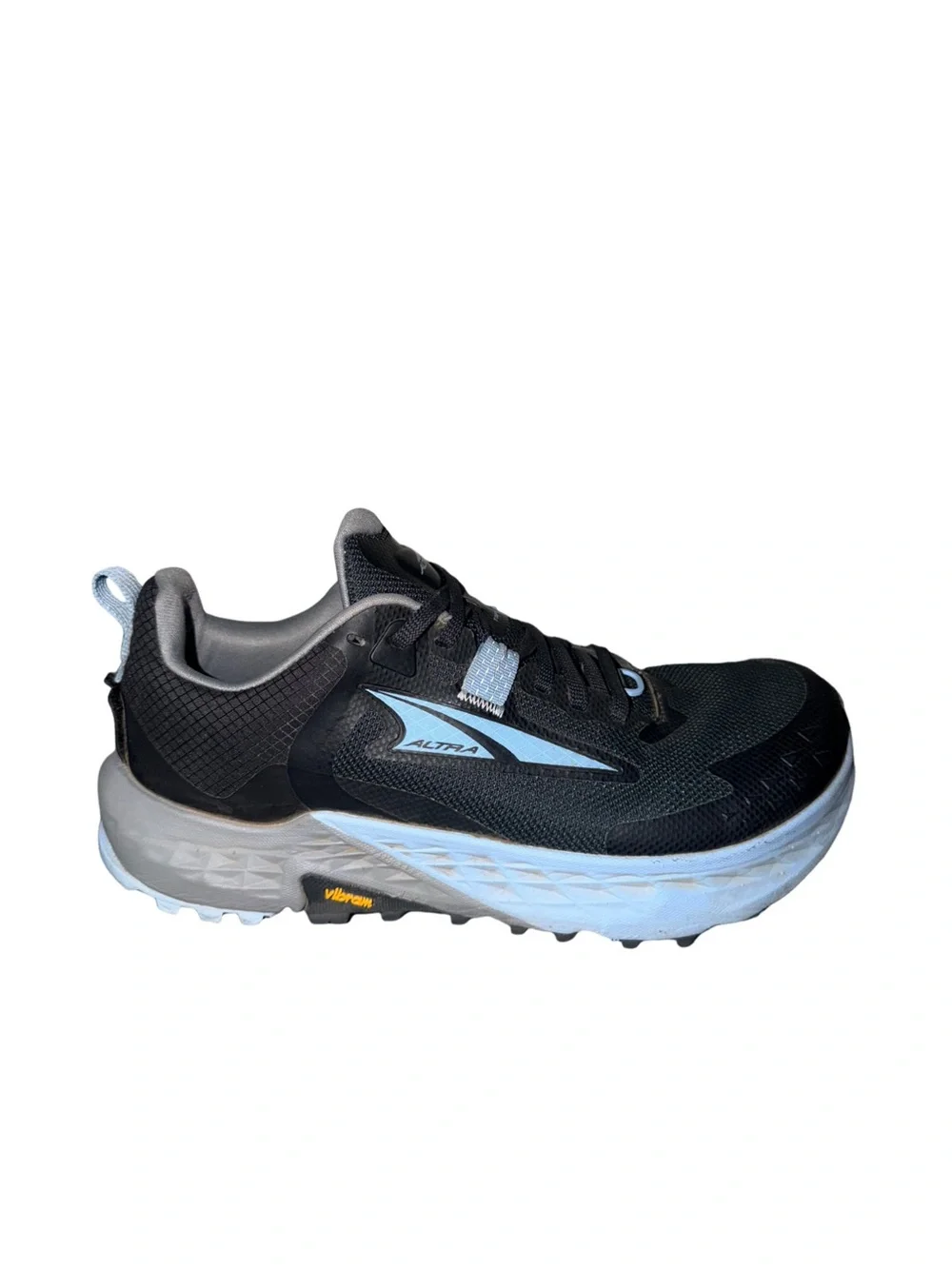Altra TIMP 5 women’s Black and Light Blue Running Shoe size 8.5